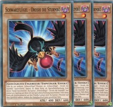 yugioh 3x Schwarzflügel -