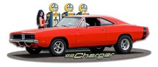 Blechschild Muscle Car