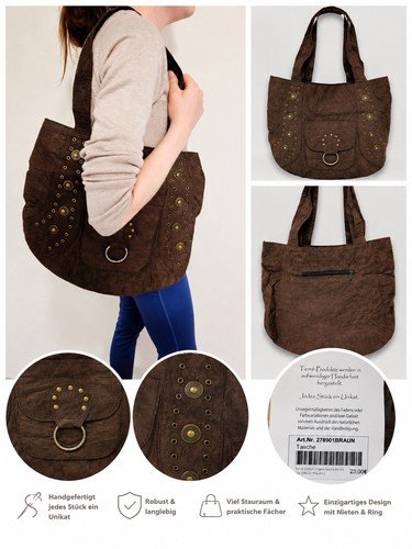 Braune shopper tasche - shopper,