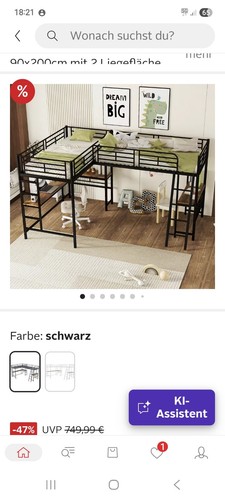 Kinder hochbett mit rutsche - hochbett,
