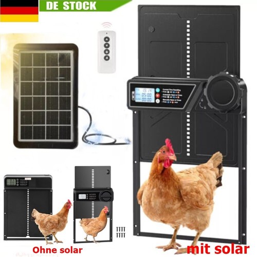 Alu hühnerklappe elektrisch - hühnerklappe,