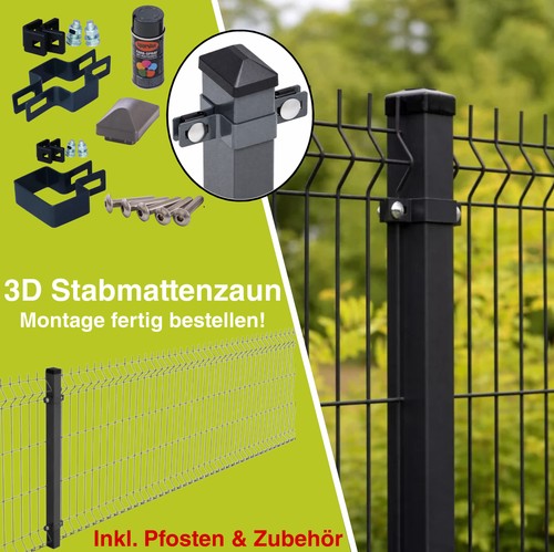 Doppelstabmattenzaun set - doppelstabmattenzaun,