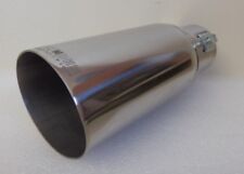 Auspuffblende Endrohr Blende Auspuff EDELSTAHL 80 - 95 mm OVAL e-geprüft  i50