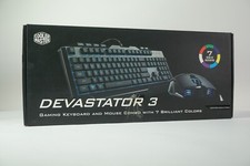 Cooler Master Devastator 3 Gaming-Tastatur QWERTY-Keyboard schwarz LED #104