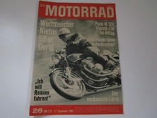 Motorrad 26/1969, 50 ccm Derbi, Puch M 125, Kreidler Florett TM