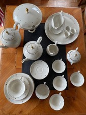 Seltmann Weiden  36-tlg. mt Goldrand und Goldsternen Nostalgie Kombiservice