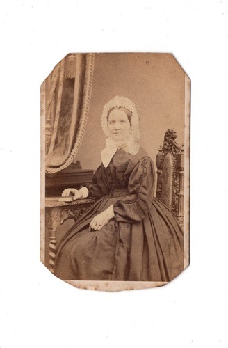 Cdv foto damenportrait feine - cdv,