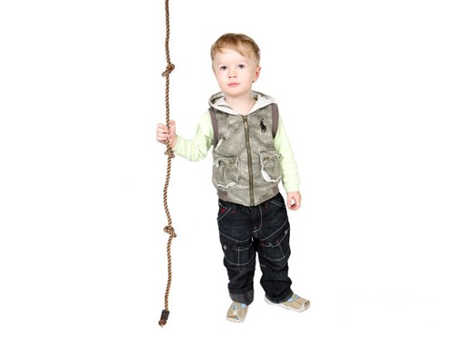Kletterseil mit knoten - mit, 3