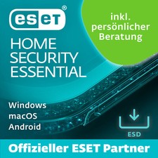 ESET Home Security Essential 2025 1-10 Geräte 1-2 Jahr ESD eMail Download Lizenz