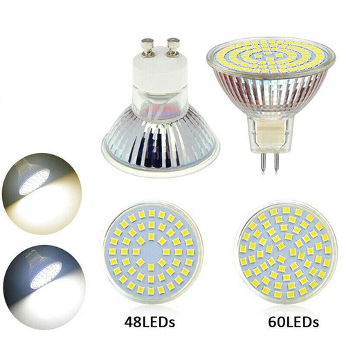 Gu10 mr16 2835 smd 30 - 3w, 4w