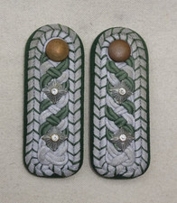 alte Bundesgrenzschutz Schulterstücke Polizei Schraub Knöpfe BGS PHM f. Uniform