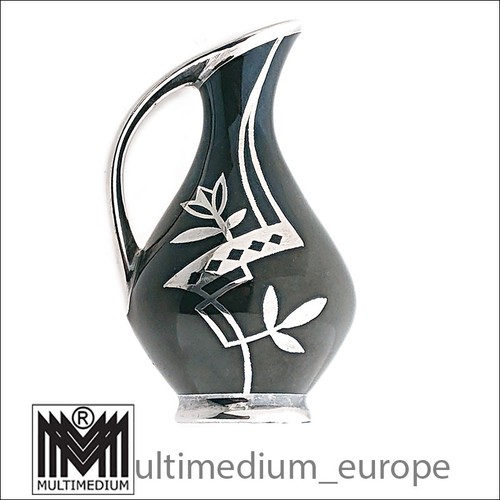 Porzellan vase silber - porzellan, auflage