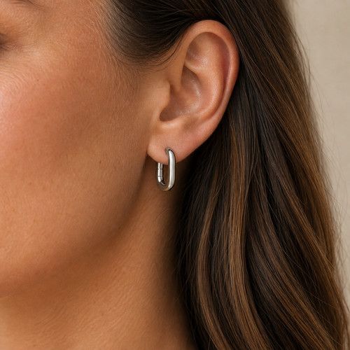Creolen damen oval - creolen,
