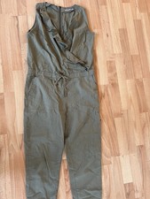 Overall Jumpsuit Khaki Oliv Grün Gr. M Rüschen Lässig Schick Cool ❣️