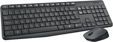 Logitech MK235 Kabellos Set Tastatur Maus  Windows 2,4 GHz QWERTZ 920-007905 B-W