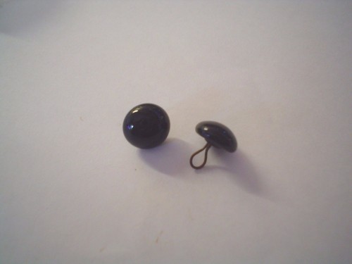 Jet black stiefelknopf - black,
