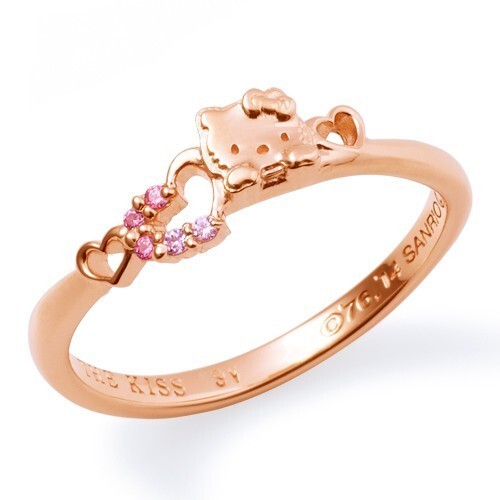 Hello kitty the kiss ring - x,
