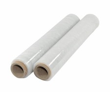 2 Rollen Stretchfolie Palettenfolie Packfolie Verpackungsfolie Power  23my 1,5Kg