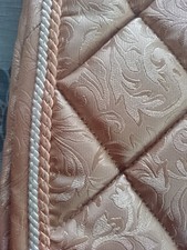 Schabracke Sattelunterlage Barock Champagner Dunkel XXL-lang Barocksattel