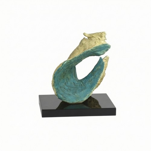 Steinskulptur mit sockel ruhig - mit,