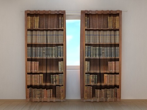 Foto gardine bücherregal - foto,