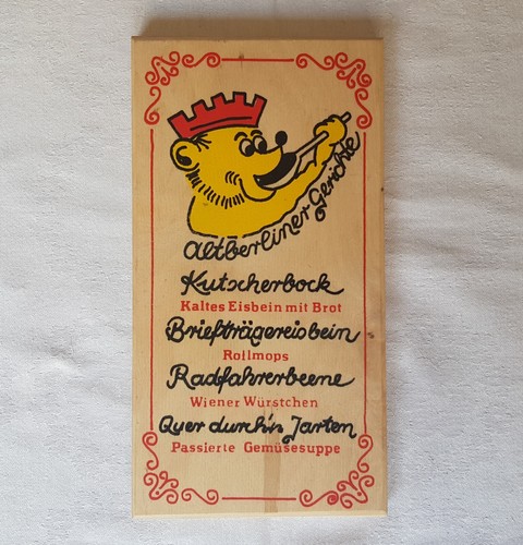 Ddr wandbild holz altberliner - ddr,