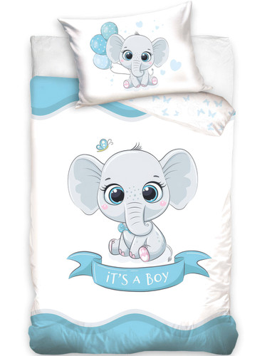 Babybettwäsche set elefant - set,