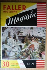 Faller Modellbau Magazin Nr. 38 1963