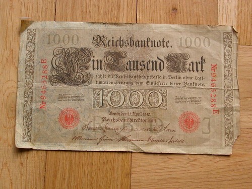Reichsbanknote ein tausend - reichsbanknote,