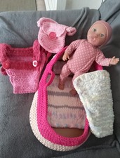 Puppe Puppenbett Puppentrage