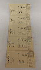 ELWE 31 05 201 Schablone Nenndaten für Gleichstrom Reihenschlußmotor Phywe