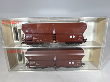 2er-Set Fleischmann H0 5521  K, 4-achsige Selbstentladewagen der DB in OVP