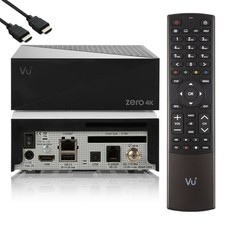 ►VU+ Zero 4K 1xDVB-S2X Multistream Linux UHD PVR Receiver Smart HbbTV Mediathek♻