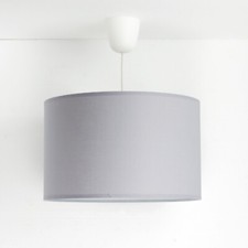 Pendel Leuchte Hänge Lampe Rund Stoff Decken Ø40cmx25cm Made in Deutschland