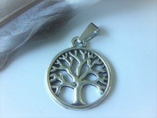 Ein 19,8 mm Keltisch Lebensbaum Kettenanhänger mit Edelstahl Schlaufe