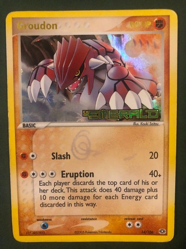 Groudon 106 holo englisch - 14/106,