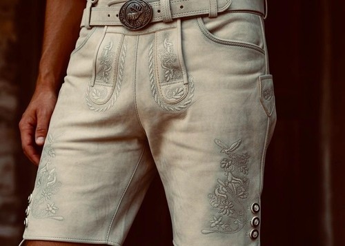 Lederhose herren antik braun - herren,