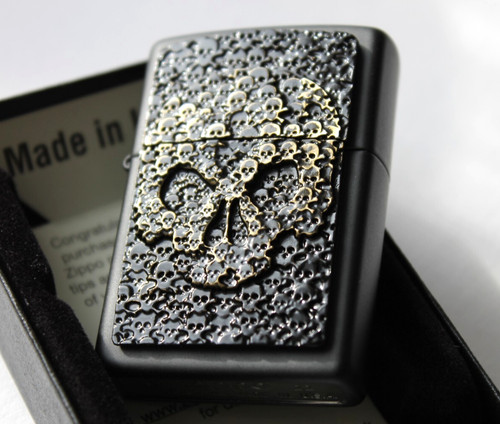 Zippo lighter skull in - lighter, ⁕