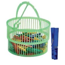 Wäscheklammerkörbchen mit 50