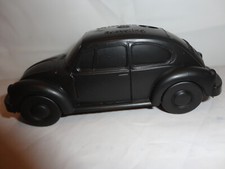VW Recycling Stifthalter - VW KÄFER - schwarz - Schreibtisch Figur Deko Auto