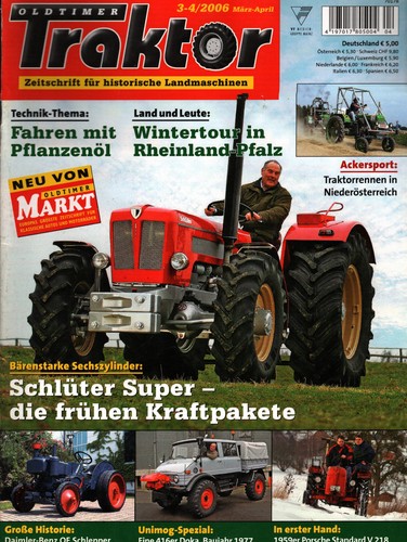 Zeitschrift oldtimer traktor - oldtimer,