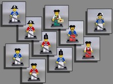 LEGO® Figuren - Piraten Piratin Rotröcke Blauröcke Imperial Guards (P/10-19)