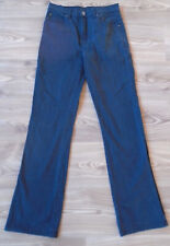 Jeans  Gr. 36 lang Schwarz Denim Nadelstreifen 