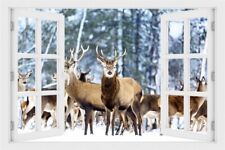 Wandtattoo Hirsche in