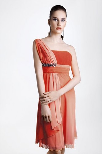 Apart seiden chiffon - seiden-chiffon, kleid