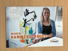 Maren Hammerschmidt - Biathlon - Autogrammkarte original signiert - S10325
