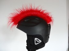 Irokese Helm Skihelm NEU rot