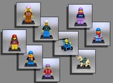 LEGO® Figuren Winter Familie  Strickpullover  Eltern Kinder Baby Kinderwagen
