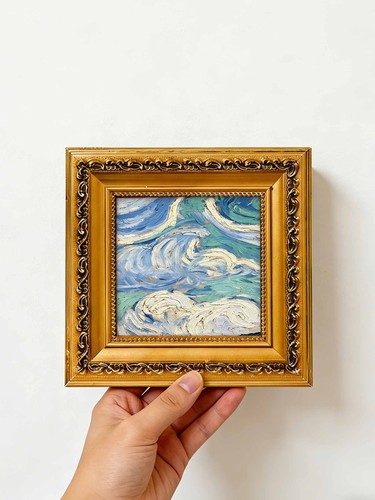 Blauer wirbel abstrakt - blauer,