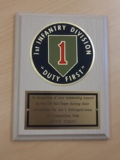 NATO Wappenschild US Army 1st INFANTRY DIVISION Big Red One